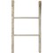 Ekena Millwork 19"W x 36"H x 3 1/2"D Vintage Farmhouse 2 Rung Ladder, Barnwood Decor Collection, Chalk Dust White DECR019X036X04LDRWH - alternate 5